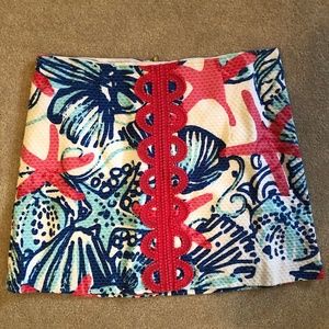 Lilly Pulitzer size 6 Starfish Skirt